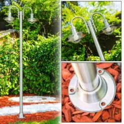 Elima Kandelaber Edelstahl, 2-flammig