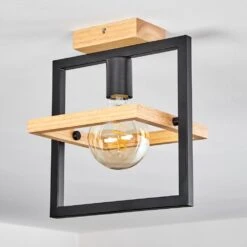 Espenel Deckenleuchte Holz Hell, Schwarz, 1-flammig -LEDVANCE Verkäufe espenel deckenleuchte h3613900 7