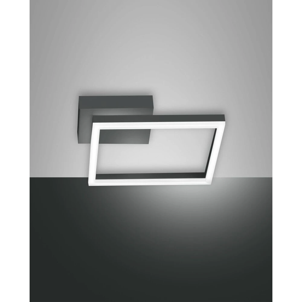 Fabas Luce Bard Wandleuchte LED Anthrazit, 1-flammig 1 Fabas Luce Bard Wandleuchte LED Anthrazit, 1-flammig