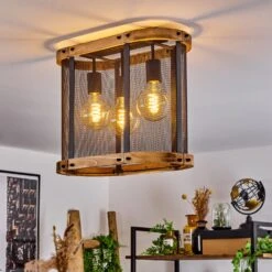 Feillens  Deckenleuchte Naturfarben, Schwarz, 3-flammig -LEDVANCE Verkäufe feillens deckenleuchte h3614549 10