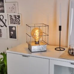 Fevaag Tischleuchte Nickel-Matt, 1-flammig -LEDVANCE Verkäufe fevaag tischleuchte h3535202 10