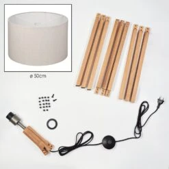 Flemming Stehleuchte 50 Cm Naturfarben, Nickel-Matt, 1-flammig -LEDVANCE Verkäufe flemming stehleuchte 50 cm h9007449 4