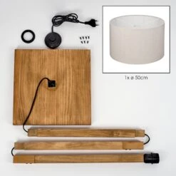 Flemming Stehleuchte 50 Cm Naturfarben, 1-flammig -LEDVANCE Verkäufe flemming stehleuchte 50 cm h9009320 4