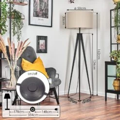 Flemming Stehleuchte Schwarz, 1-flammig -LEDVANCE Verkäufe flemming stehleuchte h3825686 3