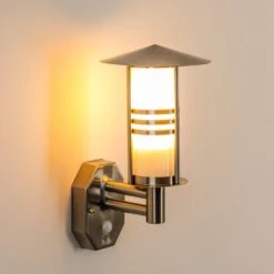 Forli Außenwandleuchte Edelstahl, 1-flammig, Bewegungsmelder -LEDVANCE Verkäufe forli aussenwandleuchte h165530 11