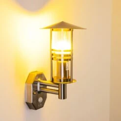 Forli Wandleuchte Edelstahl, 1-flammig, Bewegungsmelder -LEDVANCE Verkäufe forli wandleuchte h165493 5