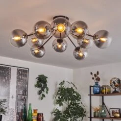 Gastor Deckenleuchte Glas 15 Cm Klar, Rauchfarben, 10-flammig -LEDVANCE Verkäufe gastor deckenleuchte glas 15 cm h3793008 6