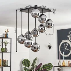 Gastor Deckenleuchte Glas 15 Cm Chrom, Rauchfarben, 9-flammig 15 Gastor Deckenleuchte Glas 15 Cm Chrom, Rauchfarben, 9-flammig -LEDVANCE Verkäufe gastor deckenleuchte glas 15 cm h3818336 3