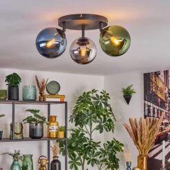 Gastor Deckenleuchte Glas 15 Cm Blau, Chrom, Grün, Rauchfarben, 3-flammig -LEDVANCE Verkäufe gastor deckenleuchte glas 15 cm h9034131 6