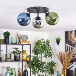 Gastor Deckenleuchte Glas 15 Cm Blau, Chrom, Grün, Rauchfarben, 3-flammig -LEDVANCE Verkäufe gastor deckenleuchte glas 15 cm h9034131 9