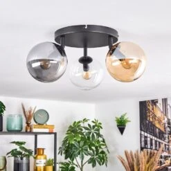 Gastor Deckenleuchte Glas 15 Cm Bernsteinfarben, Chrom, Klar, Rauchfarben, 3-flammig 21 Gastor Deckenleuchte Glas 15 Cm Bernsteinfarben, Chrom, Klar, Rauchfarben, 3-flammig -LEDVANCE Verkäufe gastor deckenleuchte glas 15 cm h9035527 9