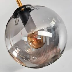 Gastor Deckenleuchte Glas 15 Cm Messing, Schwarz, 5-flammig -LEDVANCE Verkäufe gastor deckenleuchte glas 15 cm h9038320 2