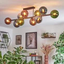 Gastor Deckenleuchte Glas 15 Cm Blau, Chrom, Grün, Kupferfarben, Rauchfarben, 10-flammig -LEDVANCE Verkäufe gastor deckenleuchte glas 15 cm h9050049 6