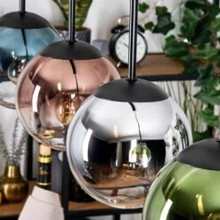 Gastor Hängeleuchte Glas 15 Cm Blau, Chrom, Grün, Klar, Kupferfarben, Rauchfarben, 4-flammig -LEDVANCE Verkäufe gastor haengeleuchte glas 15 cm h9015253 2