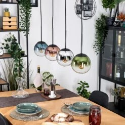 Gastor Hängeleuchte Glas 15 Cm Blau, Chrom, Grün, Klar, Kupferfarben, Rauchfarben, 4-flammig -LEDVANCE Verkäufe gastor haengeleuchte glas 15 cm h9015253 9