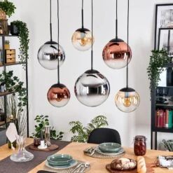 Gastor Hängeleuchte Glas 20 Cm, 25 Cm, 30 Cm Bernsteinfarben, Chrom, Klar, Kupferfarben, Rauchfarben, 6-flammig -LEDVANCE Verkäufe gastor haengeleuchte glas 20 cm 25 cm 30 cm h3949726 11