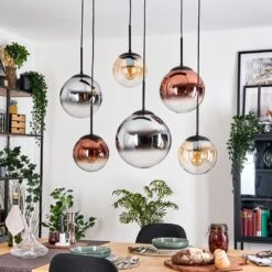 Gastor Hängeleuchte Glas 20 Cm, 25 Cm, 30 Cm Bernsteinfarben, Chrom, Klar, Kupferfarben, Rauchfarben, 6-flammig -LEDVANCE Verkäufe gastor haengeleuchte glas 20 cm 25 cm 30 cm h3949726 13