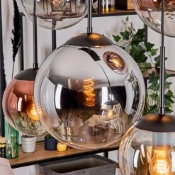 Gastor Hängeleuchte Glas 20 Cm, 25 Cm, 30 Cm Bernsteinfarben, Chrom, Klar, Kupferfarben, Rauchfarben, 6-flammig -LEDVANCE Verkäufe gastor haengeleuchte glas 20 cm 25 cm 30 cm h3949726 5