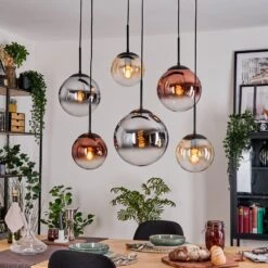 Gastor Hängeleuchte Glas 20 Cm, 25 Cm, 30 Cm Bernsteinfarben, Chrom, Klar, Kupferfarben, Rauchfarben, 6-flammig -LEDVANCE Verkäufe gastor haengeleuchte glas 20 cm 25 cm 30 cm h3949726 6