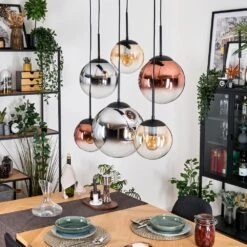 Gastor Hängeleuchte Glas 20 Cm, 25 Cm, 30 Cm Bernsteinfarben, Chrom, Klar, Kupferfarben, Rauchfarben, 6-flammig -LEDVANCE Verkäufe gastor haengeleuchte glas 20 cm 25 cm 30 cm h3949726 9