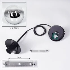 Gastor Hängeleuchte Glas 20 Cm Chrom, Klar, Rauchfarben, 1-flammig -LEDVANCE Verkäufe gastor haengeleuchte glas 20 cm h3827864 4