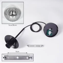 Gastor Hängeleuchte Glas 20 Cm Klar, Rauchfarben, 1-flammig -LEDVANCE Verkäufe gastor haengeleuchte glas 20 cm h3827888 4