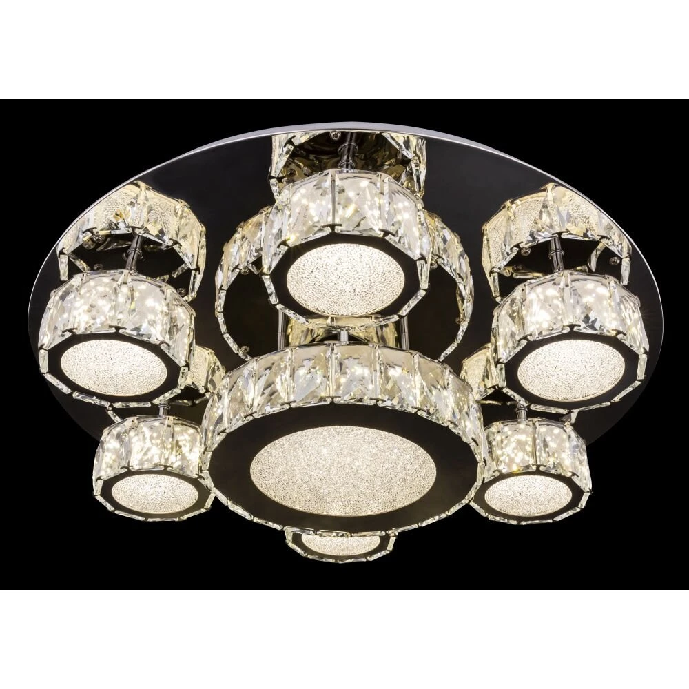 Globo AMUR Deckenleuchte LED Chrom, 1-flammig 3 Globo AMUR Deckenleuchte LED Chrom, 1-flammig – Bild 3