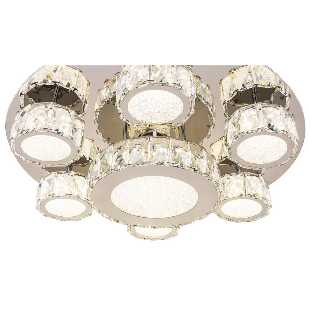 Globo AMUR Deckenleuchte LED Chrom, 1-flammig 6 Globo AMUR Deckenleuchte LED Chrom, 1-flammig – Bild 6