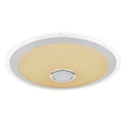 Globo DUNNY Deckenleuchte LED Weiß, 1-flammig, Fernbedienung, Farbwechsler -LEDVANCE Verkäufe globo dunny deckenleuchte 41371 24 11