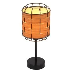 Globo ELMAR Tischleuchte Schwarz, 1-flammig