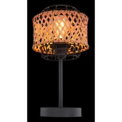 Globo GINA Tischleuchte Holz Dunkel, Schwarz, 1-flammig -LEDVANCE Verkäufe globo gina tischleuchte 15668t 5