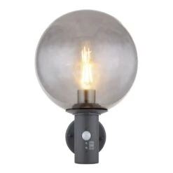 Globo HEDWIG Außenwandleuchte Anthrazit, 1-flammig, Bewegungsmelder -LEDVANCE Verkäufe globo hedwig aussenwandleuchte 31865s 2