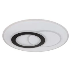 Globo JACQUES Deckenleuchte LED Schwarz, Weiß, 1-flammig, Fernbedienung -LEDVANCE Verkäufe globo jacques deckenleuchte 485250 60sh 2