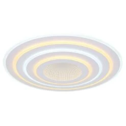 Globo JOCELYN Deckenleuchte LED Weiß, 1-flammig, Fernbedienung -LEDVANCE Verkäufe globo jocelyn deckenleuchte 48544 60sh 4