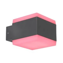 Globo SLICE Außenleuchte LED Anthrazit, 1-flammig, Farbwechsler -LEDVANCE Verkäufe globo slice aussenleuchte 34173rgbsh 7