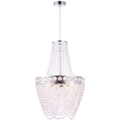 Globo STROMBOLI Kronleuchter Chrom, Klar, 3-flammig -LEDVANCE Verkäufe globo stromboli kronleuchter 16011 2