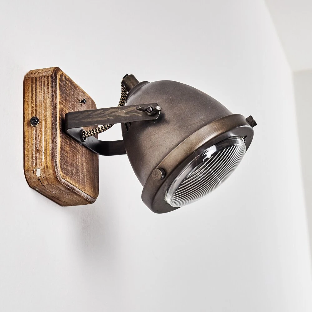 Glostrup Wandleuchte Braun, Edelstahl, 1-flammig 13 Glostrup Wandleuchte Braun, Edelstahl, 1-flammig – Bild 13