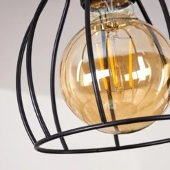 Gondo Deckenleuchte Holz Dunkel, Schwarz, 4-flammig -LEDVANCE Verkäufe gondo deckenleuchte h3400678 10