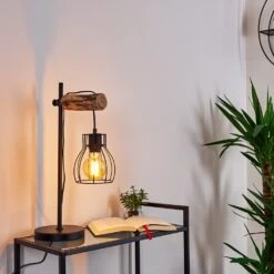 Gondo Tischleuchte Holz Hell, Schwarz, 1-flammig -LEDVANCE Verkäufe gondo tischleuchte h3332399 9