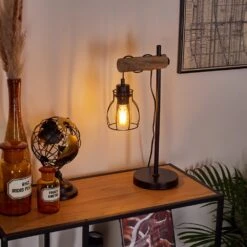 Gondo Tischleuchte Naturfarben, Schwarz, 1-flammig -LEDVANCE Verkäufe gondo tischleuchte h3535981 10