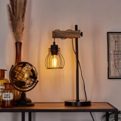 Gondo Tischleuchte Naturfarben, Schwarz, 1-flammig -LEDVANCE Verkäufe gondo tischleuchte h3535981 12