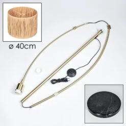 Granja Stehleuchte 40 Cm Messing, Schwarz, 1-flammig -LEDVANCE Verkäufe granja stehleuchte 40 cm h3956526 4