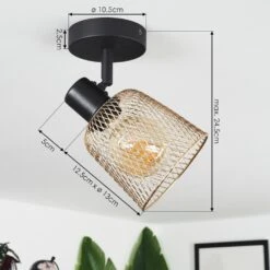 Guitton Deckenleuchte Schwarz, 1-flammig -LEDVANCE Verkäufe guitton deckenleuchte h3640241 3