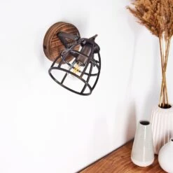 Haervej Wandleuchte Holz Dunkel, Schwarz, 1-flammig -LEDVANCE Verkäufe haervej wandleuchte h3365823 11