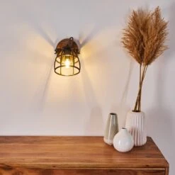 Haervej Wandleuchte Holz Dunkel, Schwarz, 1-flammig -LEDVANCE Verkäufe haervej wandleuchte h3365823 14