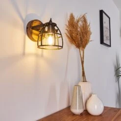 Haervej Wandleuchte Holz Dunkel, Schwarz, 1-flammig -LEDVANCE Verkäufe haervej wandleuchte h3365823 16