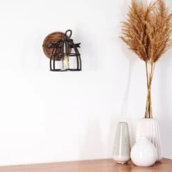 Haervej Wandleuchte Holz Dunkel, Schwarz, 1-flammig -LEDVANCE Verkäufe haervej wandleuchte h3365823 7