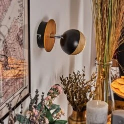 Haldor Wandleuchte Braun, Chrom, Schwarz, 1-flammig -LEDVANCE Verkäufe haldor wandleuchte h3855775 3