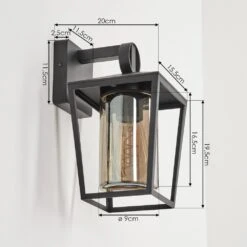 Heinonen Außenwandleuchte Schwarz, 1-flammig -LEDVANCE Verkäufe heinonen aussenwandleuchte h3588529 3