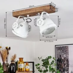 Herford Deckenleuchte Holz Dunkel, 2-flammig 17 Herford Deckenleuchte Holz Dunkel, 2-flammig -LEDVANCE Verkäufe herford deckenleuchte h3435403 3